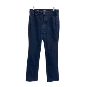 NYDJ Marilyn straight medium wash jeans